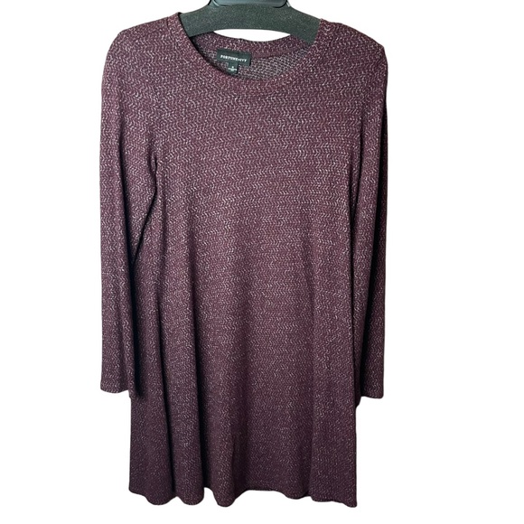 Fortune & Ivy Dresses & Skirts - Fortune & Ivy Stitch Fix Knit Dress Raisin Purple M